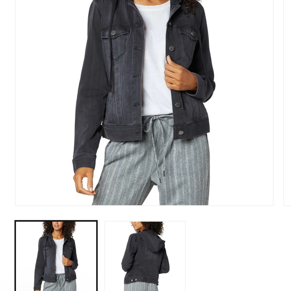 Liverpool - Briarcliff, hooded jean jacket